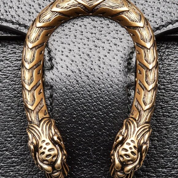 Gucci Black Leather Dionysus Small Shoulder Bag - Picture 5 of 12
